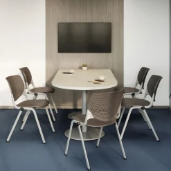 Figo Cafe Height Peninsula Table - 72W x 36D