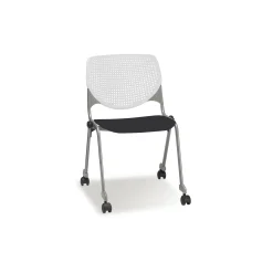 Figo Stack Chair with Polypropylene Seat and Casters