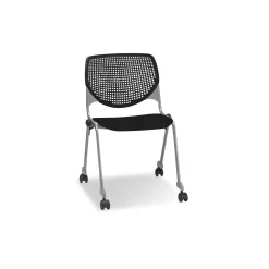 Figo Stack Chair with Polypropylene Seat and Casters