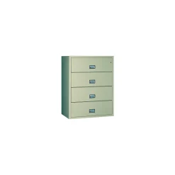 Fireproof Four Drawer Lateral File - 44" W x 23.5" D