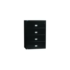 Fireproof Four Drawer Lateral File - 38.75"W x 23.5"D