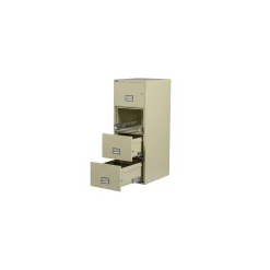 Fireproof Four Drawer Vertical File - 16.875"W x 31"D