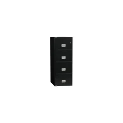 Fireproof Four Drawer Vertical File - 16.875"W x 31"D