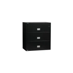 Fireproof Three Drawer Lateral File - 38.78"W x 23.625"D