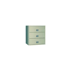 Fireproof Three Drawer Lateral File - 38.78"W x 23.625"D