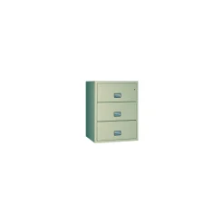Fireproof Three Drawer Lateral File - 31"W x 23.62"D