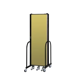 Five Panel Mobile Room Divider - 6' H