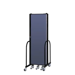 Five Panel Mobile Room Divider - 6' H