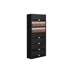 Fixed Shelf Lateral Files with Seven Shelves - 87"H