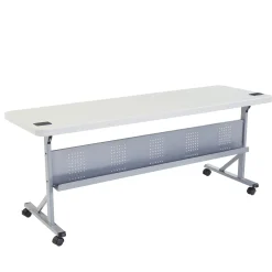 Flip Top Nesting Training Table - 72"W x 24"D