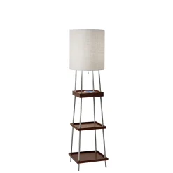 Floor Lamp with Charging Shelf