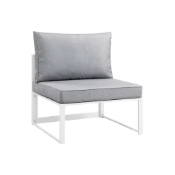 Fortuna Six Piece Outdoor Patio Sectional with Armchair