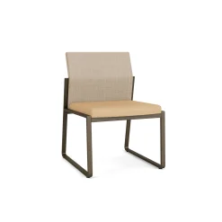 Foundry Armless Guest Chair In Premium Upholstery