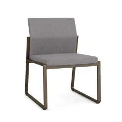 Foundry Armless Guest Chair In Premium Upholstery