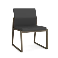 Foundry Armless Guest Chair In Standard Upholstery