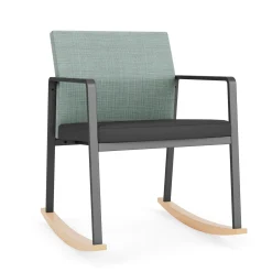 Foundry Rocking Guest Chair In Premium Upholstery