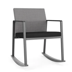Foundry Rocking Guest Chair In Premium Upholstery