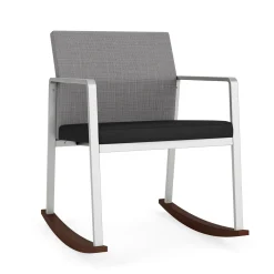 Foundry Rocking Guest Chair In Premium Upholstery