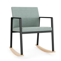 Foundry Rocking Guest Chair In Premium Upholstery