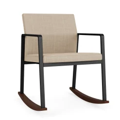 Foundry Rocking Guest Chair In Premium Upholstery