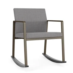Foundry Rocking Guest Chair In Premium Upholstery