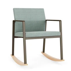 Foundry Rocking Guest Chair In Premium Upholstery
