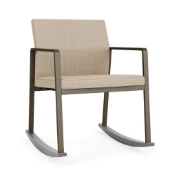 Foundry Rocking Guest Chair In Premium Upholstery