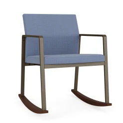 Foundry Rocking Guest Chair In Premium Upholstery