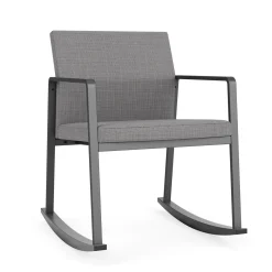 Foundry Rocking Guest Chair In Premium Upholstery