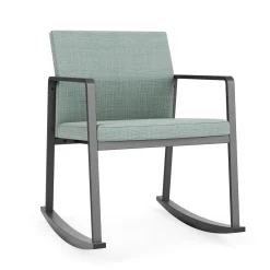 Foundry Rocking Guest Chair In Premium Upholstery