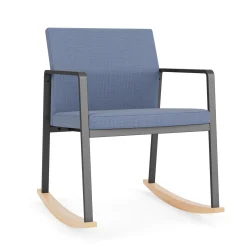 Foundry Rocking Guest Chair In Premium Upholstery
