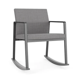 Foundry Rocking Guest Chair In Premium Upholstery
