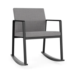 Foundry Rocking Guest Chair In Premium Upholstery