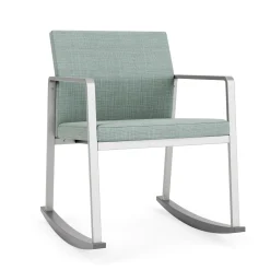 Foundry Rocking Guest Chair In Premium Upholstery