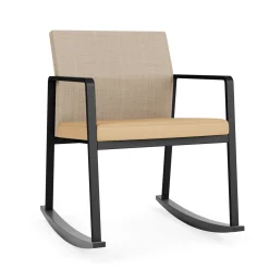 Foundry Rocking Guest Chair In Premium Upholstery