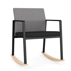 Foundry Rocking Guest Chair In Premium Upholstery