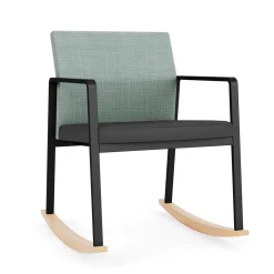 Foundry Rocking Guest Chair In Premium Upholstery