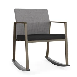 Foundry Rocking Guest Chair In Premium Upholstery
