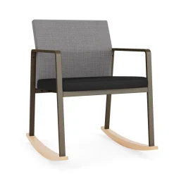 Foundry Rocking Guest Chair In Premium Upholstery