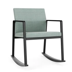 Foundry Rocking Guest Chair In Premium Upholstery