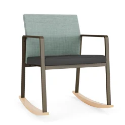 Foundry Rocking Guest Chair In Premium Upholstery