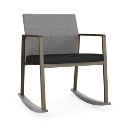 Foundry Rocking Guest Chair In Premium Upholstery