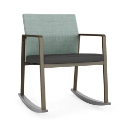Foundry Rocking Guest Chair In Premium Upholstery