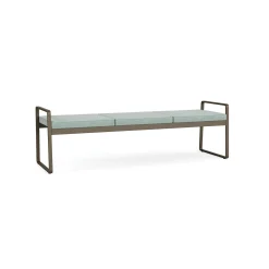 Foundry Three Seat Bench In Premium Upholstery