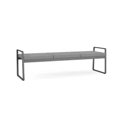 Foundry Three Seat Bench In Premium Upholstery