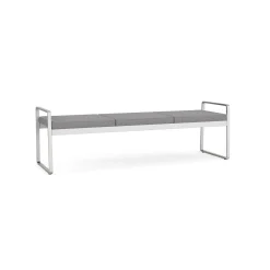 Foundry Three Seat Bench In Premium Upholstery