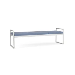 Foundry Three Seat Bench In Premium Upholstery
