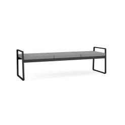 Foundry Three Seat Bench In Premium Upholstery