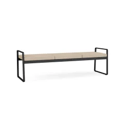 Foundry Three Seat Bench In Premium Upholstery