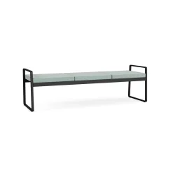 Foundry Three Seat Bench In Premium Upholstery